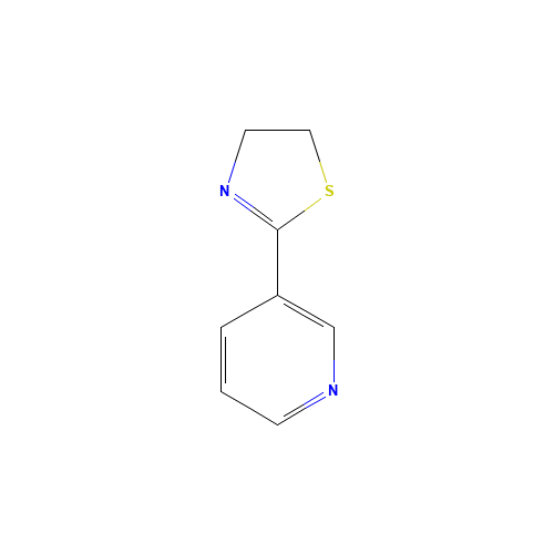 2-pyridin-3-yl-4,5-dihydro-1,3-thiazole (CAS: 3919-80-0) - Related Chemical Product