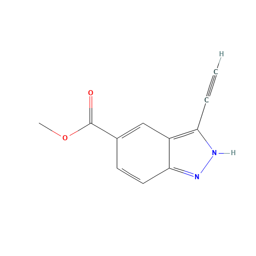methyl 3-ethynyl-2H-indazole-5-carboxylate (CAS: 1383706-26-0) - Related Chemical Product