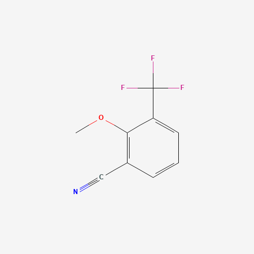 2-methoxy-3-(trifluoromethyl)benzonitrile (CAS: 1017778-62-9) - Chemical Structure and Molecular Formula 