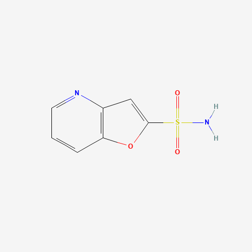 furo[3,2-b]pyridine-2-sulfonamide (CAS: 122534-72-9) - Chemical Structure and Molecular Formula 