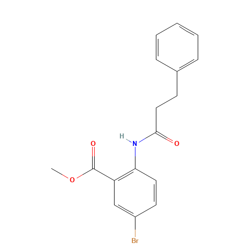 methyl 5-bromo-2-(3-phenylpropanoylamino)benzoate (CAS: 1599528-90-1) - Related Chemical Product