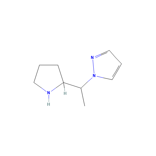1-(1-pyrrolidin-2-ylethyl)pyrazole (CAS: 1172941-42-2) - Related Chemical Product