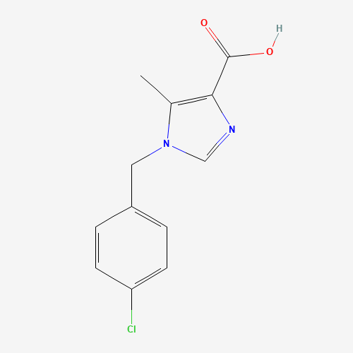 1-[(4-chlorophenyl)methyl]-5-methylimidazole-4-carboxylic acid (CAS: 883088-79-7) - Related Chemical Product