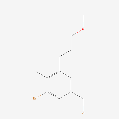 1-bromo-5-(bromomethyl)-3-(3-methoxypropyl)-2-methylbenzene (CAS: 1266728-11-3) - Related Chemical Product