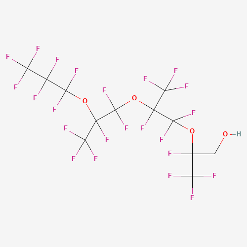 2,3,3,3-tetrafluoro-2-[1,1,2,3,3,3-hexafluoro-2-[1,1,2,3,3,3-hexafluoro-2-(1,1,2,2,3,3,3-heptafluoropropoxy)propoxy]propoxy]propan-1-ol (CAS: 14620-81-6) - Related Chemical Product