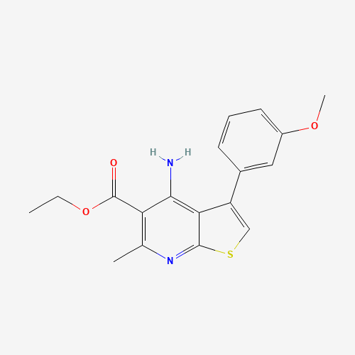 ethyl 4-amino-3-(3-methoxyphenyl)-6-methylthieno[2,3-b]pyridine-5-carboxylate (CAS: 1312594-17-4) - Related Chemical Product