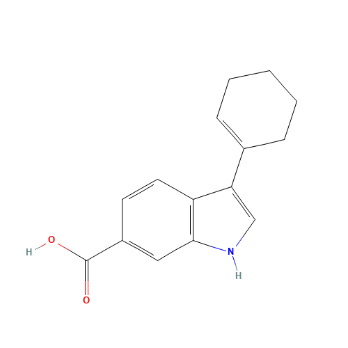 3-(cyclohexen-1-yl)-1H-indole-6-carboxylic acid (CAS: 494799-16-5) - Related Chemical Product