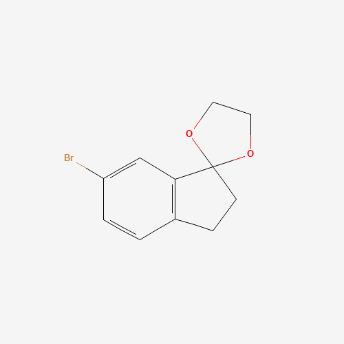 5-bromospiro[1,2-dihydroindene-3,2'-1,3-dioxolane] (CAS: 866848-94-4) - Related Chemical Product