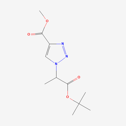 methyl 1-[1-[(2-methylpropan-2-yl)oxy]-1-oxopropan-2-yl]triazole-4-carboxylate (CAS: 1190392-91-6) - Related Chemical Product