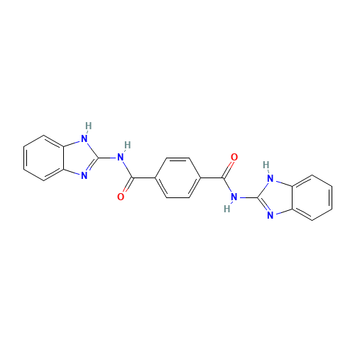 1-N,4-N-bis(1H-benzimidazol-2-yl)benzene-1,4-dicarboxamide (CAS: 27111-43-9) - Related Chemical Product