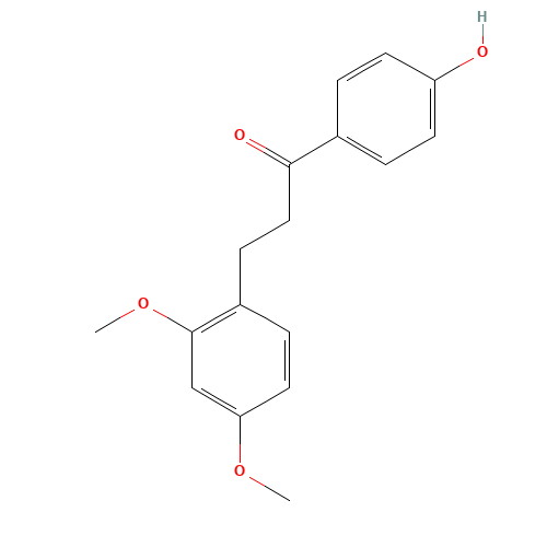 3-(2,4-dimethoxyphenyl)-1-(4-hydroxyphenyl)propan-1-one (CAS: 119425-89-7) - Related Chemical Product