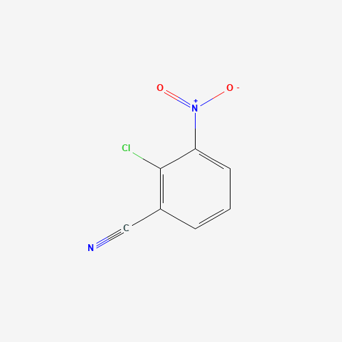 2-chloro-3-nitrobenzonitrile (CAS: 34662-24-3) - Chemical Structure and Molecular Formula 