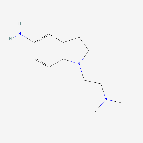 1-[2-(dimethylamino)ethyl]-2,3-dihydroindol-5-amine (CAS: 1019506-06-9) - Related Chemical Product