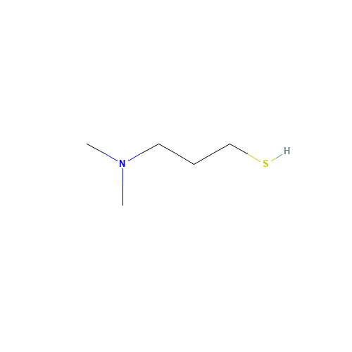 3-(dimethylamino)propane-1-thiol (CAS: 42302-17-0) - Chemical Structure and Molecular Formula 