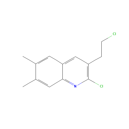 2-chloro-3-(2-chloroethyl)-6,7-dimethylquinoline (CAS: 893724-61-3) - Related Chemical Product