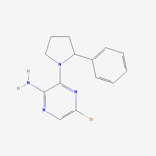 5-bromo-3-(2-phenylpyrrolidin-1-yl)pyrazin-2-amine (CAS: 893612-01-6) - Related Chemical Product