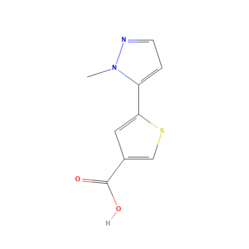 5-(2-methylpyrazol-3-yl)thiophene-3-carboxylic acid (CAS: 1044851-90-2) - Related Chemical Product