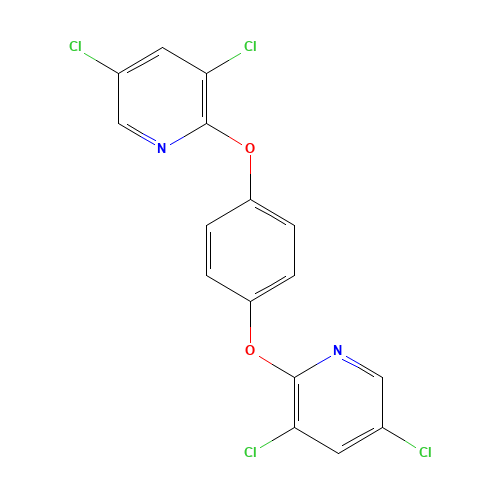 3,5-dichloro-2-[4-(3,5-dichloropyridin-2-yl)oxyphenoxy]pyridine (CAS: 76150-91-9) - Related Chemical Product