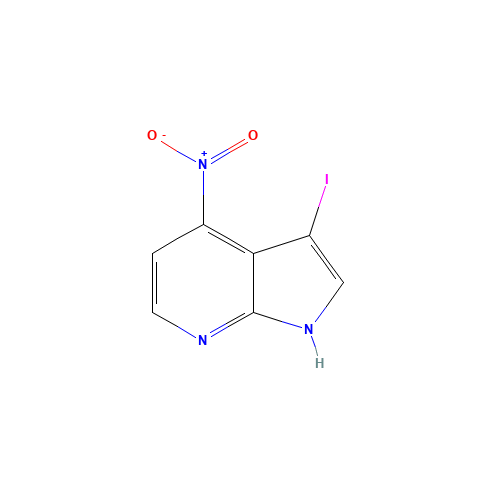 3-iodo-4-nitro-1H-pyrrolo[2,3-b]pyridine (CAS: 1000340-40-8) - Related Chemical Product