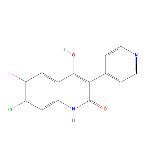 7-chloro-6-iodo-3-(1H-pyridin-4-ylidene)-1H-quinoline-2,4-dione (CAS: 1398340-03-8) - Related Chemical Product