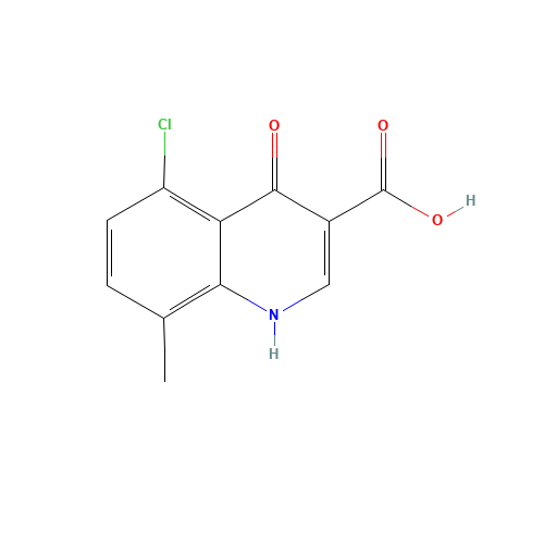 5-chloro-8-methyl-4-oxo-1H-quinoline-3-carboxylic acid (CAS: 641993-09-1) - Related Chemical Product