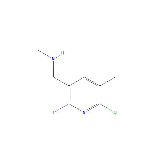 1-(6-chloro-2-iodo-5-methylpyridin-3-yl)-N-methylmethanamine (CAS: 1043870-54-7) - Related Chemical Product