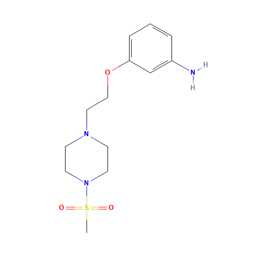 3-[2-(4-methylsulfonylpiperazin-1-yl)ethoxy]aniline (CAS: 1211821-10-1) - Related Chemical Product