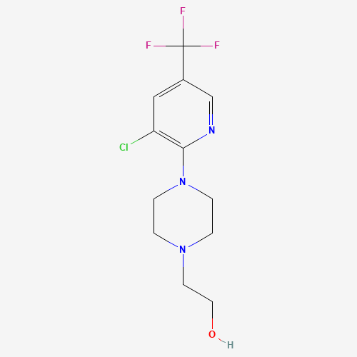 2-[4-[3-chloro-5-(trifluoromethyl)pyridin-2-yl]piperazin-1-yl]ethanol (CAS: 215434-40-5) - Related Chemical Product