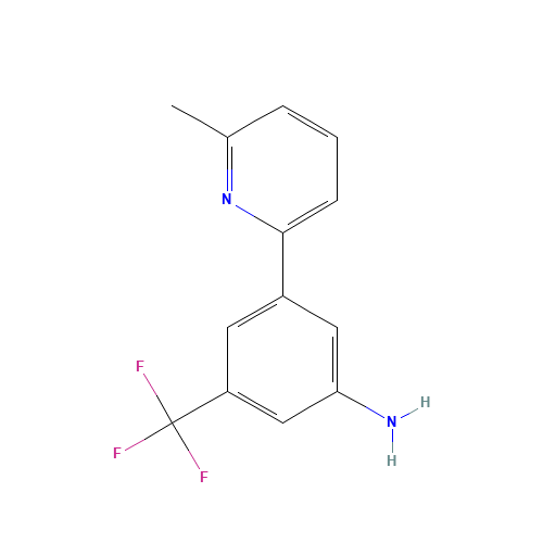 3-(6-methylpyridin-2-yl)-5-(trifluoromethyl)aniline (CAS: 853298-67-6) - Related Chemical Product