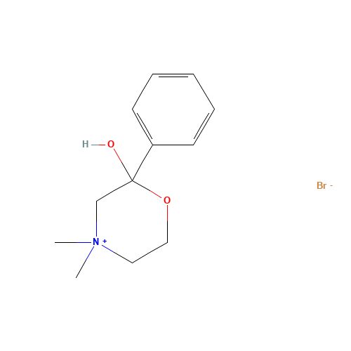 4,4-dimethyl-2-phenylmorpholin-4-ium-2-ol;bromide (CAS: 4303-88-2) - Related Chemical Product