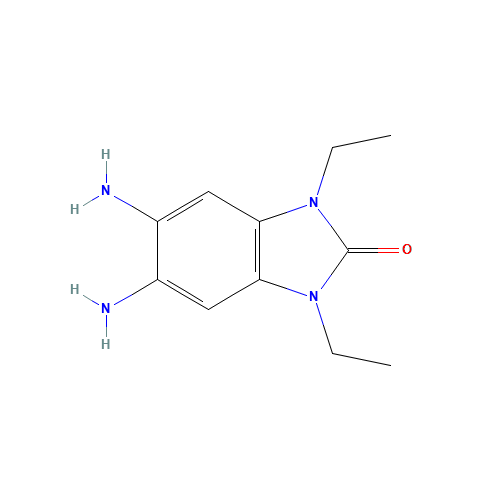 5,6-diamino-1,3-diethylbenzimidazol-2-one (CAS: 690638-80-3) - Related Chemical Product