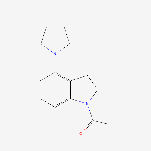 1-(4-pyrrolidin-1-yl-2,3-dihydroindol-1-yl)ethanone (CAS: 1384054-08-3) - Related Chemical Product