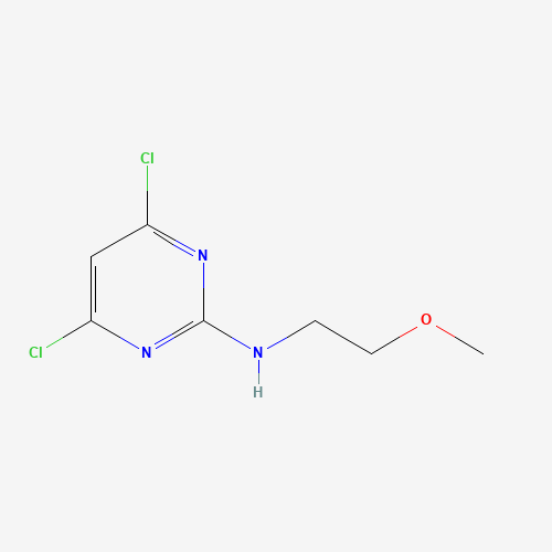 4,6-dichloro-N-(2-methoxyethyl)pyrimidin-2-amine (CAS: 879609-70-8) - Related Chemical Product