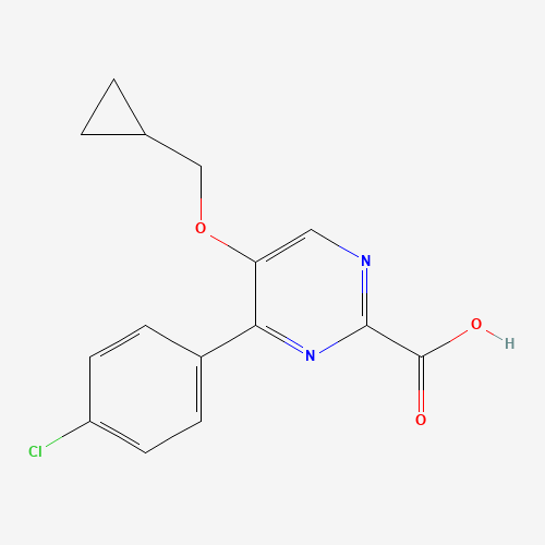 4-(4-chlorophenyl)-5-(cyclopropylmethoxy)pyrimidine-2-carboxylic acid (CAS: 1364677-38-2) - Related Chemical Product