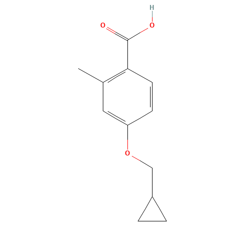 4-(cyclopropylmethoxy)-2-methylbenzoic acid (CAS: 1224719-93-0) - Related Chemical Product