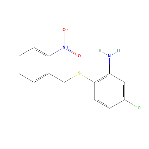5-chloro-2-[(2-nitrophenyl)methylsulfanyl]aniline (CAS: 1019455-02-7) - Related Chemical Product