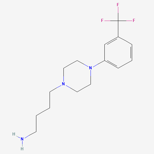 4-[4-[3-(trifluoromethyl)phenyl]piperazin-1-yl]butan-1-amine (CAS: 82278-36-2) - Related Chemical Product