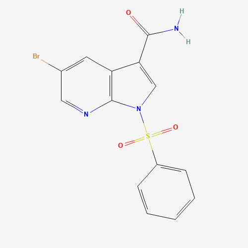 1-(benzenesulfonyl)-5-bromopyrrolo[2,3-b]pyridine-3-carboxamide (CAS: 1046793-69-4) - Related Chemical Product
