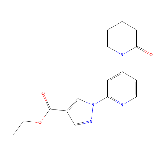 ethyl 1-[4-(2-oxopiperidin-1-yl)pyridin-2-yl]pyrazole-4-carboxylate (CAS: 1449117-46-7) - Related Chemical Product