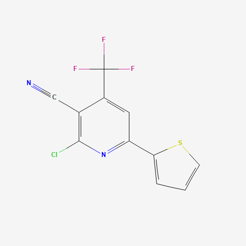 2-chloro-6-thiophen-2-yl-4-(trifluoromethyl)pyridine-3-carbonitrile (CAS: 286430-58-8) - Related Chemical Product