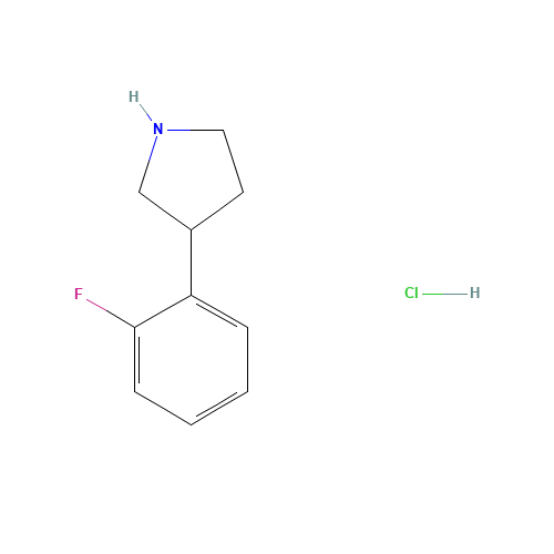3-(2-fluorophenyl)pyrrolidine;hydrochloride (CAS: 943843-62-7) - Related Chemical Product