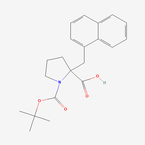 1-[(2-methylpropan-2-yl)oxycarbonyl]-2-(naphthalen-1-ylmethyl)pyrrolidine-2-carboxylic acid (CAS: 351002-65-8) - Related Chemical Product