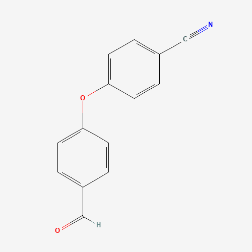 4-(4-formylphenoxy)benzonitrile (CAS: 90178-71-5) - Chemical Structure and Molecular Formula 