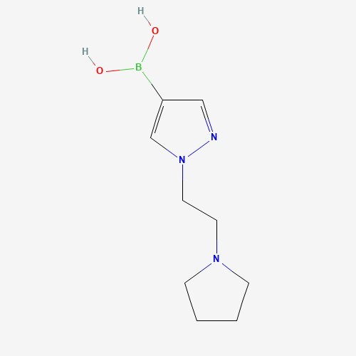 [1-(2-pyrrolidin-1-ylethyl)pyrazol-4-yl]boronic acid (CAS: 1203671-65-1) - Related Chemical Product