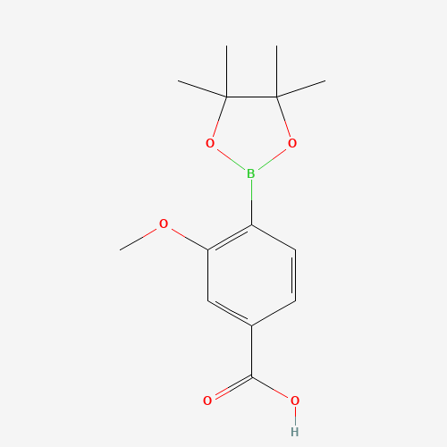 3-methoxy-4-(4,4,5,5-tetramethyl-1,3,2-dioxaborolan-2-yl)benzoic acid (CAS: 1374325-17-3) - Related Chemical Product