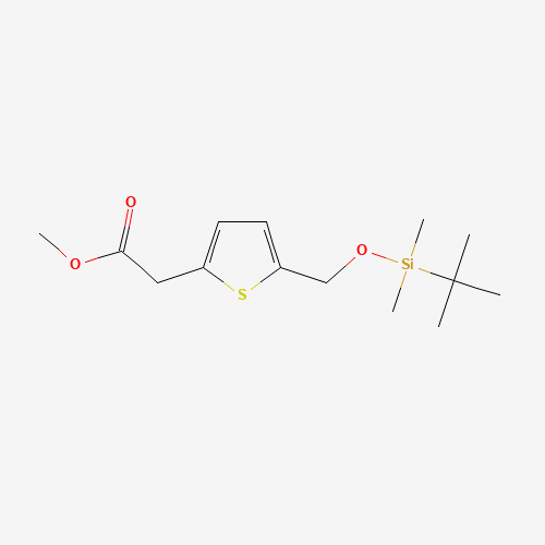 methyl 2-[5-[[tert-butyl(dimethyl)silyl]oxymethyl]thiophen-2-yl]acetate (CAS: 1253955-30-4) - Related Chemical Product