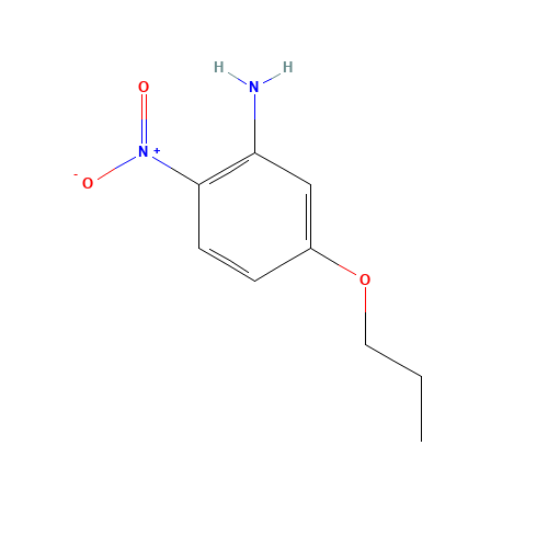 2-nitro-5-propoxyaniline (CAS: 113501-99-8) - Chemical Structure and Molecular Formula 