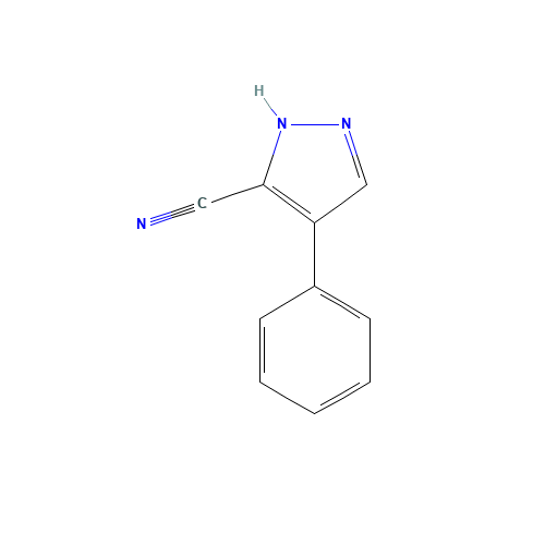 4-phenyl-1H-pyrazole-5-carbonitrile (CAS: 21673-04-1) - Related Chemical Product