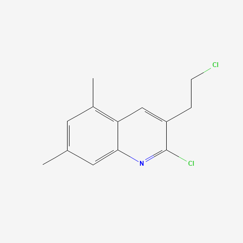 2-chloro-3-(2-chloroethyl)-5,7-dimethylquinoline (CAS: 893724-64-6) - Related Chemical Product