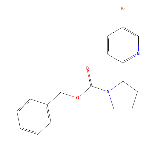 benzyl 2-(5-bromopyridin-2-yl)pyrrolidine-1-carboxylate (CAS: 1319256-81-9) - Related Chemical Product